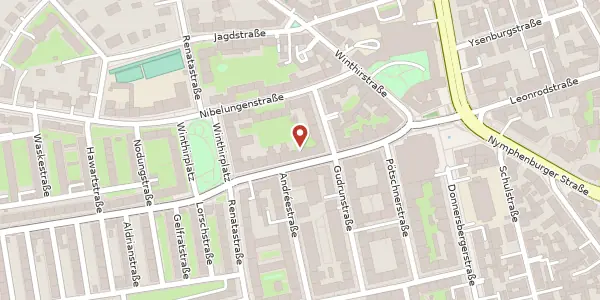 Karte der Umgebung von Wendl-Dietrich-Str. 14, 80634 München