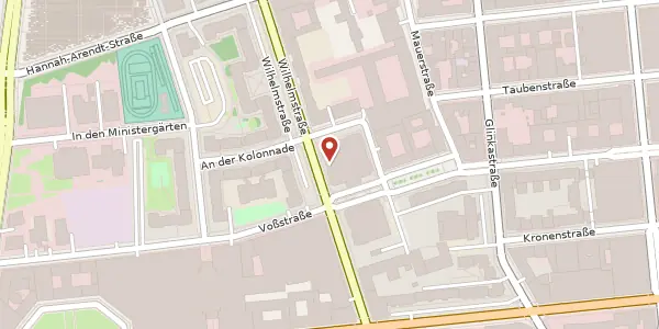 Karte der Umgebung von Wilhelmstraße 46, 10117 Berlin