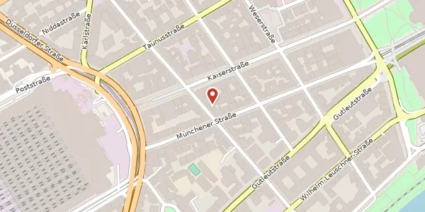 Karte der Umgebung von Moselstr. 18, 60329 Frankfurt