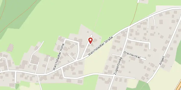 Karte der Umgebung von Walchstadter Str. 36, 82057 Icking