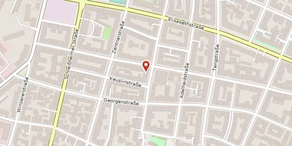 Karte der Umgebung von Hiltenspergerstr. 23, 80798 München