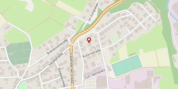 Karte der Umgebung von Rutwinstraße 1, 35232 Dautphetal