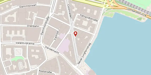 Karte der Umgebung von Colonnaden 46, 20354 Hamburg