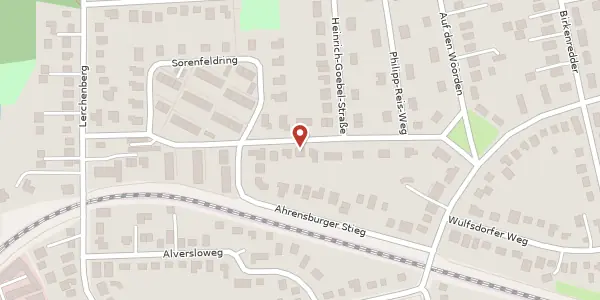 Karte der Umgebung von Im Sorenfelde 19, 22359 Hamburg