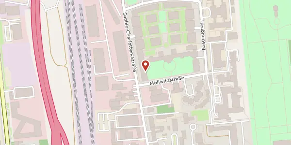 Karte der Umgebung von Mollwitzstraße 13, 14059 Berlin