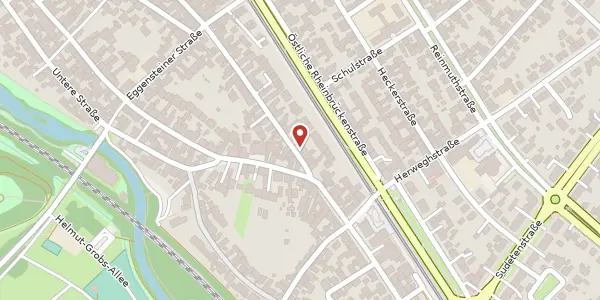 Karte der Umgebung von Neufeldstraße 10, 76187 Karlsruhe