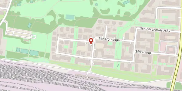 Karte der Umgebung von Eisnergutbogen 22, 80639 München