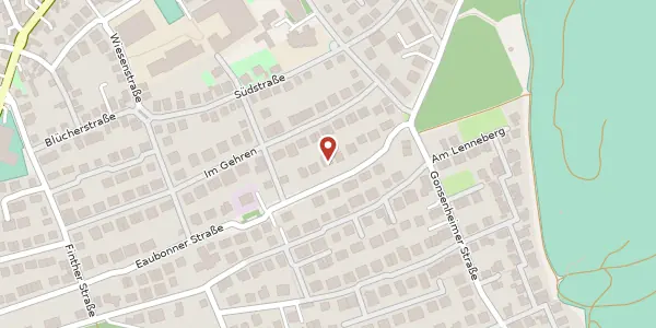 Karte der Umgebung von Eaubonner Straße 52, 55257 Budenheim