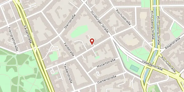Karte der Umgebung von Rosenstr. 40, 40479 Düsseldorf