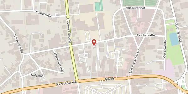 Karte der Umgebung von Rosenstraße 40, 25746 Heide