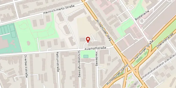 Karte der Umgebung von Averhoffstraße 15, 22085 Hamburg