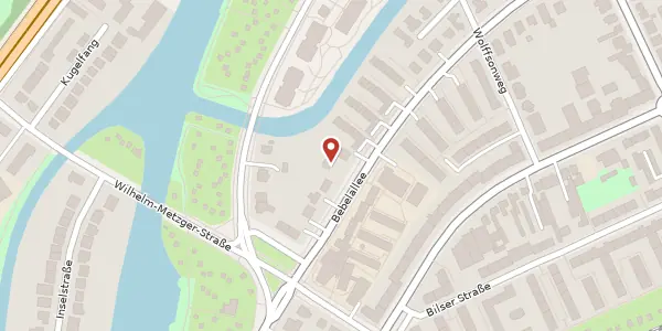 Karte der Umgebung von Bebelallee 51, 22297 Hamburg