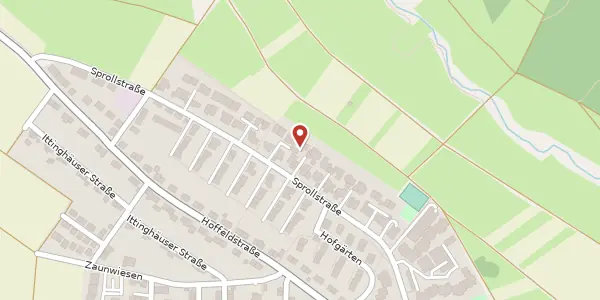Karte der Umgebung von Sprollstraße 57, 70597 Stuttgart