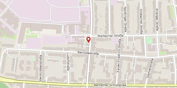 Karte der Umgebung von Kappeler Str. 25, 40597 Düsseldorf