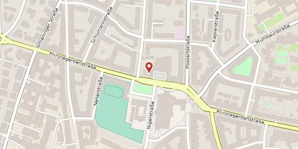 Karte der Umgebung von Prinzregentenplatz 7, 81675 München