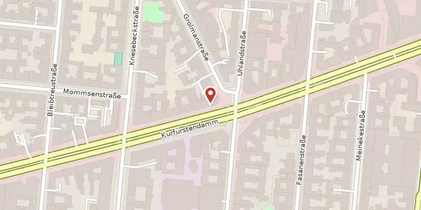 Karte der Umgebung von Kurfürstendamm 33, 10719 Berlin