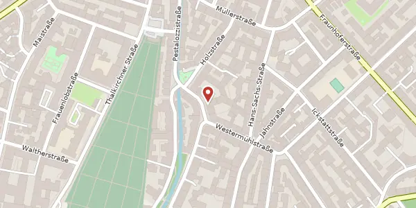 Karte der Umgebung von Holzstr. 25, 80469 München