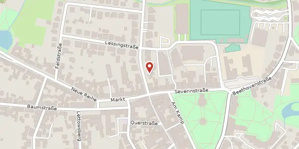 Karte der Umgebung von Goethestraße 2, 18209 Bad Doberan