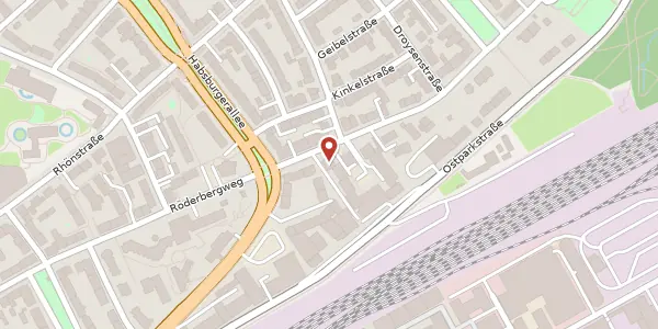 Karte der Umgebung von Röderbergweg 118, 60385 Frankfurt