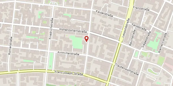 Karte der Umgebung von Wilhelmstr. 9, 80801 München