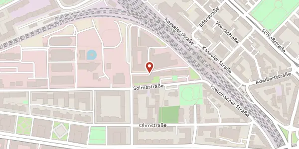 Karte der Umgebung von Solmsstr. 14a, 60486 Frankfurt