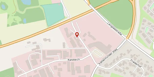 Karte der Umgebung von Ratsteich 31, 24837 Schleswig