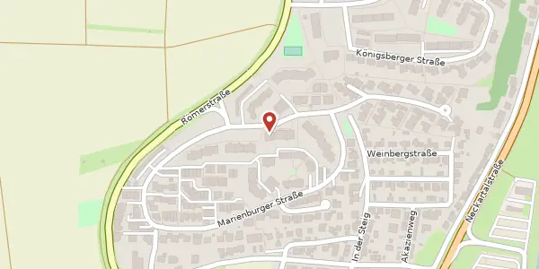 Karte der Umgebung von Elbingerstraße 8, 74078 Heilbronn