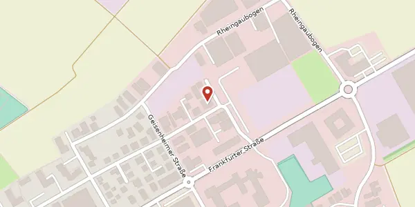 Karte der Umgebung von Rüdesheimer Str. 40, 65239 Hochheim