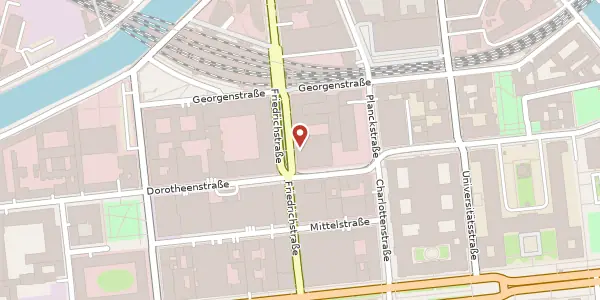 Karte der Umgebung von Friedrichstraße 94, 10117 Berlin