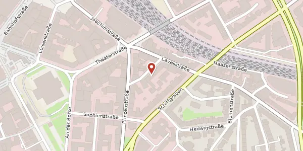 Karte der Umgebung von Alexanderstraße 3 a, 30159 Hannover