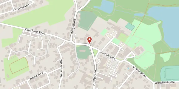 Karte der Umgebung von Dorfstraße 12, 04827 Machern