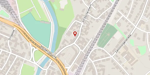 Karte der Umgebung von Alt Eschersheim 43, 60433 Frankfurt