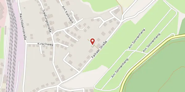 Karte der Umgebung von Falkaer Straße 23 a, 07980 Berga-Wünschendorf