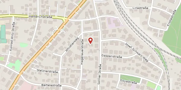 Karte der Umgebung von Gasparistr. 14, 81479 München