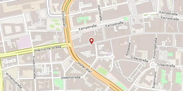 Karte der Umgebung von Westenhellweg 124/126, 44137 Dortmund