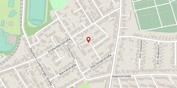 Karte der Umgebung von Weißdornweg 13, 44225 Dortmund