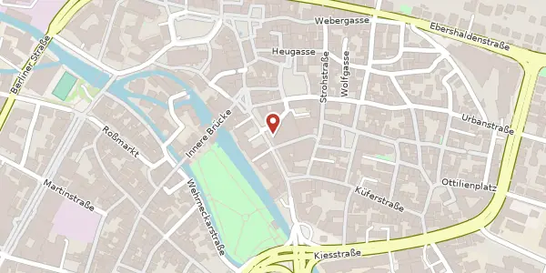 Karte der Umgebung von Ritterstraße 5, 73728 Esslingen