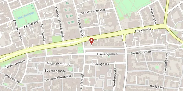 Karte der Umgebung von Heimstraße 5, 89073 Ulm/Donau