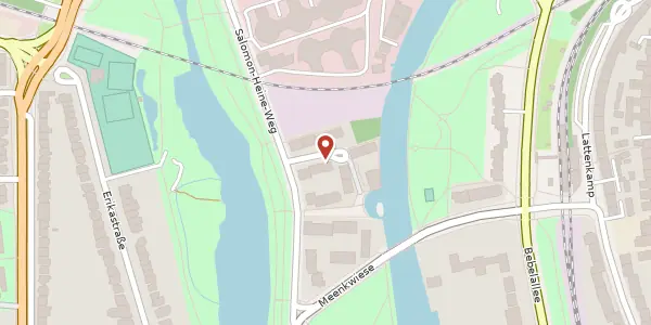 Karte der Umgebung von Salomon-Heine-Weg 42 b, 20251 Hamburg