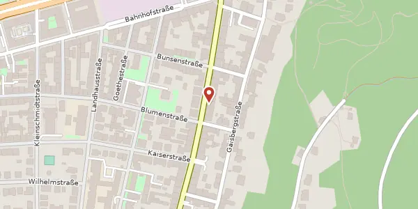 Karte der Umgebung von Rohrbacher Straße 39, 69115 Heidelberg