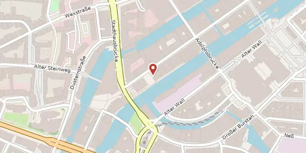 Karte der Umgebung von Neuer Wall 75, 20354 Hamburg