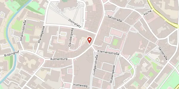 Karte der Umgebung von Prinzipalmarkt 20, 48143 Münster