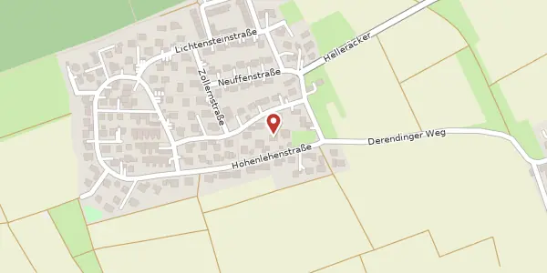 Karte der Umgebung von Hohenleherstraße 8, 72127 Kusterdingen