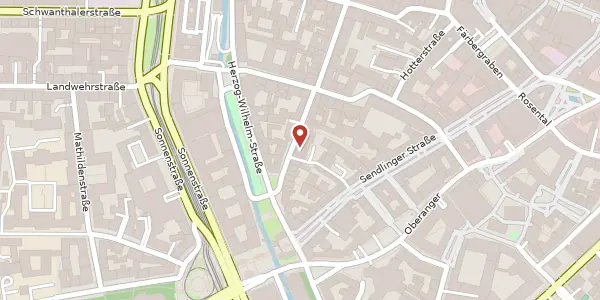 Karte der Umgebung von Kreuzstr. 11, 80331 München