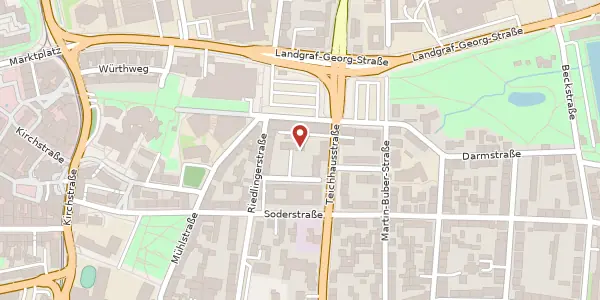 Karte der Umgebung von Adolf-Spieß-Str. 4b, 64283 Darmstadt
