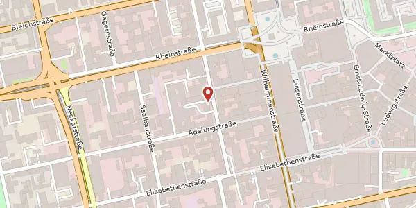 Karte der Umgebung von Grafenstr. 31 A, 64283 Darmstadt