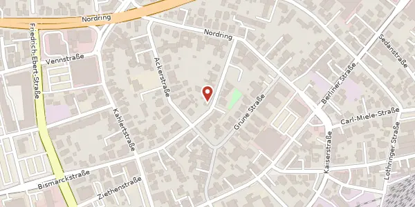 Karte der Umgebung von Bismarckstr. 79, 33330 Gütersloh
