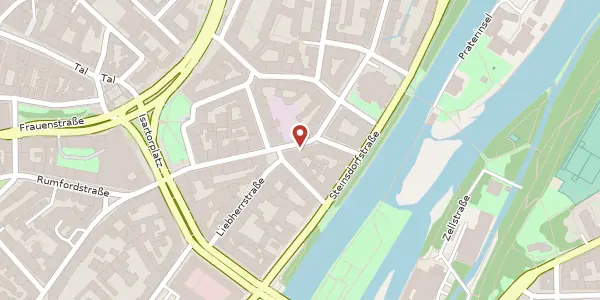 Karte der Umgebung von Thierschstr. 20, 80538 München