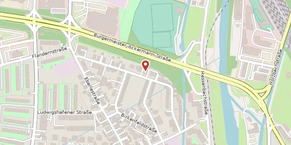 Karte der Umgebung von Germersheimer Str. 12, 86157 Augsburg
