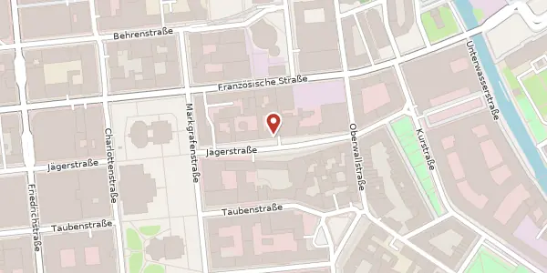 Karte der Umgebung von Jägerstraße 51, 10117 Berlin
